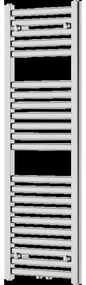 Mexen Hades radiátor do kúpeľne 1200 x 400 mm, 373 W, chróm - W104-1200-400-00-01