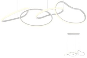Redo 01-2594 - LED stmievateľný luster na lanku BIAS LED/87,4W/230V 3000K biela