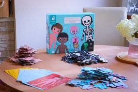 Vzdelávacie puzzle - Ľudské telo - 50, 75, 100 ks