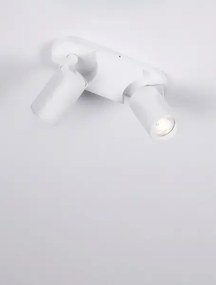 Minimalistické bodové svietidlo Esto 2 Biela