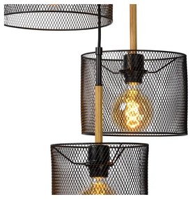 Lucide 45459/03/30 - Luster na lanku BASKETT 3xE27/40W/230V