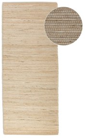 Béžový obojstranný/ručne tkaný behúň s prímesou juty 80x200 cm Handloom – Hanse Home