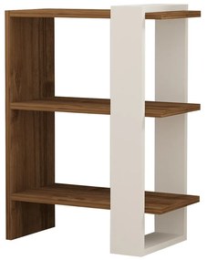 Knižnica Gaye Walnut White