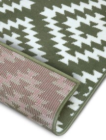 Hanse Home Collection koberce Behúň Basic 105467 Green - 80x450 cm