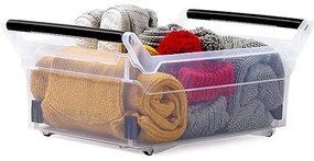 Prosperplast Úložný box, úzky s úchytom, systémový NUK, 58x38x26, 30 l