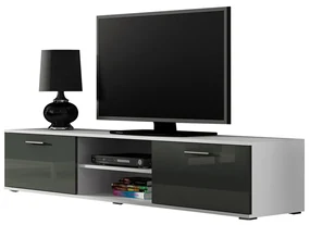 TV stolík 180 Boho B3, Farby: čierny / čierny lesk
