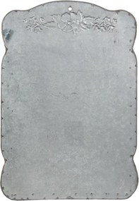Šedá poštová schránka s výraznou patinou Post Courier - 26*8*39 cm