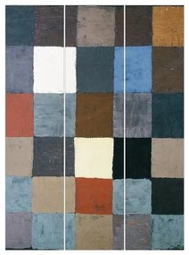 MANUFACTURER -  Súprava posuvnej záclony - Paul Klee - Farebný graf -3 panely