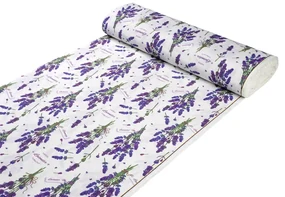 Biante Dekoračný oválny obrus PML-084 Lavender 140x200 cm