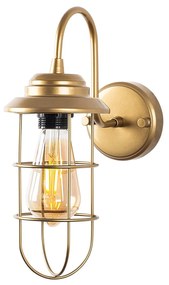 Nástěnná lampa Mahoni zlatá