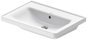 Duravit 2367650060 - Závesné umývadlo D-NEO 65x48 cm keramika/lesklá biela