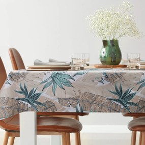 ZÁHRADNÝ VODEODOLNÝ OBRUS GARDEN 140X220 CM LISTY