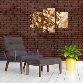 Obraz - Mramor so zlatom (90x60 cm)