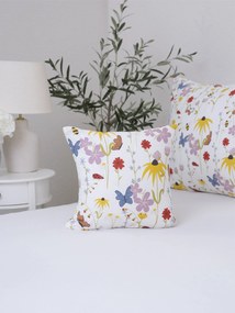 Bavlnená obliečka na vankúš Renforcé 40 × 40 cm - Motýliky