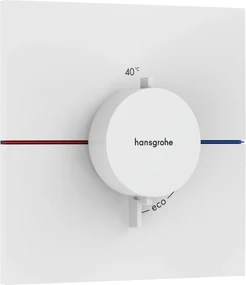 Hansgrohe ShowerSelect Comfort E, termostat pod omietku, biela matná, HAN-15574700