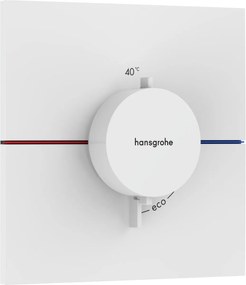 Hansgrohe ShowerSelect Comfort E, termostat pod omietku, biela matná, HAN-15574700