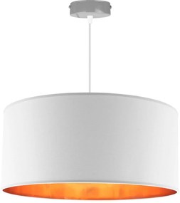 Závesné svietidlo Shade, 1x textilné tienidlo (výber zo 4 farieb), (výber z 3 farieb konštrukcie), (fi 44cm), g