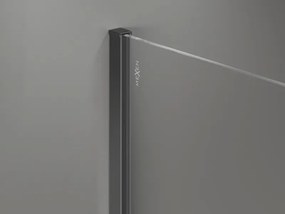 Mexen, Mexen Kioto-X sprchová stena 60 x 200 cm, grafit 10 mm, pištoľový kov - 800-060-101-95-40-X