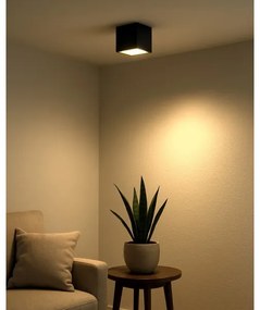 LED Bodové svietidlo LED/5W/230V 3000/4000/6400K 7,5x7,5 cm čierna