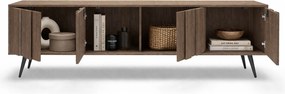 TV skrinka Flaro 184 cm s osvetlením - dub dunin