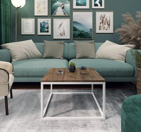 KONFERENČNÝ STOLÍK BELLA III DUB STIRLING + BIELA