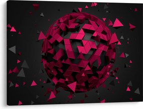 Obraz 3D abstrakcie (70x50 cm)