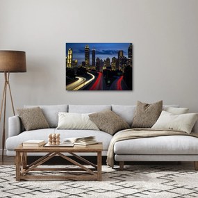 Obraz nočného mesta (70x50 cm)