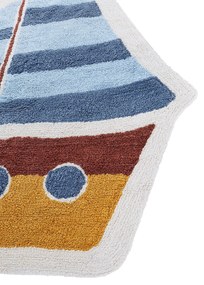 Detský bavlnený koberec 105 x 120 cm viacfarebný SPETI Beliani