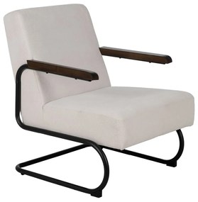 Béžové ženilkové kreslo Industra – Ixia