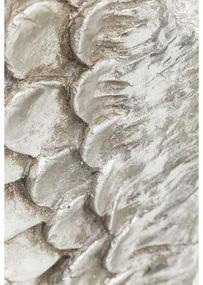 Angel Wings nástenná dekorácia strieborná 61x106cm