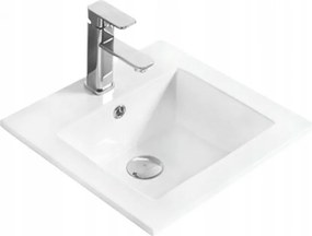 Mexen Stella umývadlo zapustené v doske 41 x 41 cm, biele - 25454100