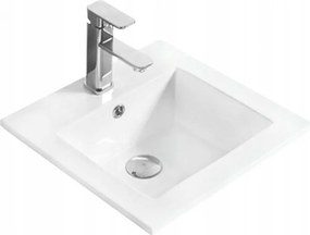 Mexen Stella umývadlo zapustené v doske 41 x 41 cm, biele - 25454100