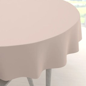 Biante Dekoračný okrúhly obrus Rongo RG-089 Svetlo béžový Ø 110 cm