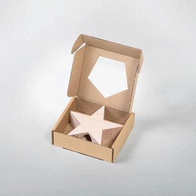 Drevená hviezda na dekoratívny vianočný stromček Spira Small