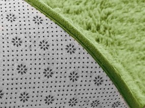 TZ Zelený obdĺžnikový koberec Alpaka Rozmer: 80x150 cm