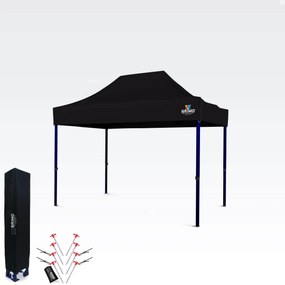 BRIMO Nožnicový stánok 2x3 m | Rýchlo Rozložiteľný altánok BRIMO - bez 3 stien - Čierna 37