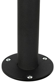 Moderná lampa s lampášom čierna s čírym sklom 100 cm IP44 - Sfera