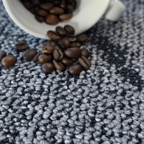 Spoltex, Metrážny koberec Marbeline 174 šedý, na mieru, šíře 4m, šedá, filc, detská izba