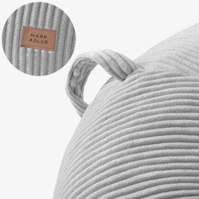 Sedací vak s podnožkou COMFY 3.0 sivý