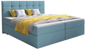 Čalúnená posteľ boxspring GLOSE - Cosmic 05 / 160x200 / s vrchným matracom