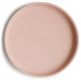 Mushie Classic silikónový tanier s prísavkou - Blush