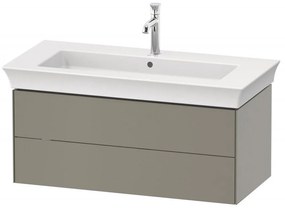 DURAVIT White Tulip závesná skrinka pod umývadlo, 2 zásuvky, 984 x 458 x 410 mm, kameňovo šedá matná, WT434209292