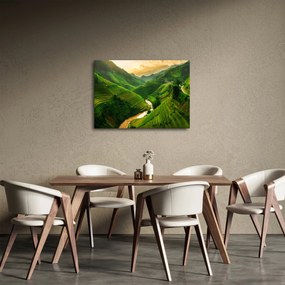 Obraz - Ryžové terasy Mu Cang Chai (70x50 cm)