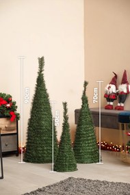 Foxigy Vianočný stromček kužeľ 70cm Green