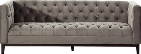 Pohovka Velvet Elite grey pre 3 osoby