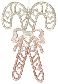 VIANOČNÁ DEKORÁCIA LOLLIPOP SADA 6KS 12X17 CM VIACFAREBNÁ