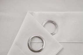 Záves OXFORD LIGHT 140x250 cm, biely Zavesenie: Riasiaca páska