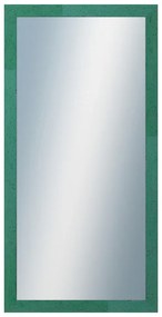 DANTIK - Zrkadlo v rámu, rozmer s rámom 50x100 cm z lišty RETRO zelená (2535)