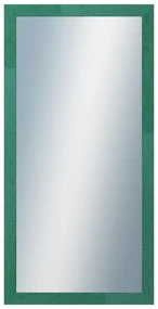 DANTIK - Zrkadlo v rámu, rozmer s rámom 50x100 cm z lišty RETRO zelená (2535)