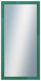 DANTIK - Zrkadlo v rámu, rozmer s rámom 50x100 cm z lišty RETRO zelená (2535)